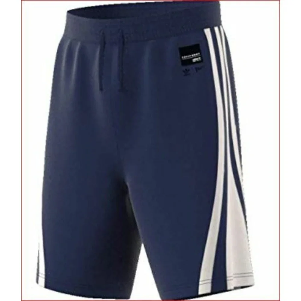 Adidas men shorts sweatshorts equipment adv/91-18 CV8565 blue M MSRP $80